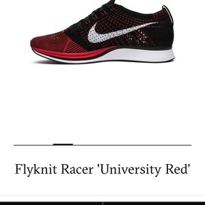 NIKE UNIVERSITY RED FLYKNIT RACER